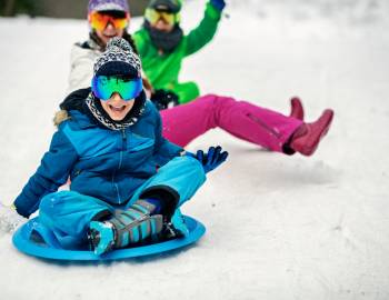 Family Snowplay at Tahoe Donner