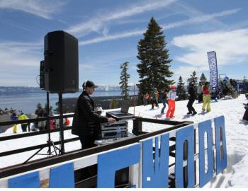 DJ Girl George at Big Blue View Bar