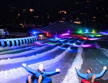 Disco Snow Tubing, at Palisades Disco Snow Tubing, at Palisades