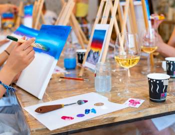 Paint & Sip in Village at Palisades