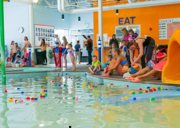 Egg Dive at The Truckee Pool